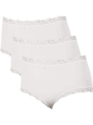 Nina von C. Spitze Taillenslip 3er-Pack in weiß