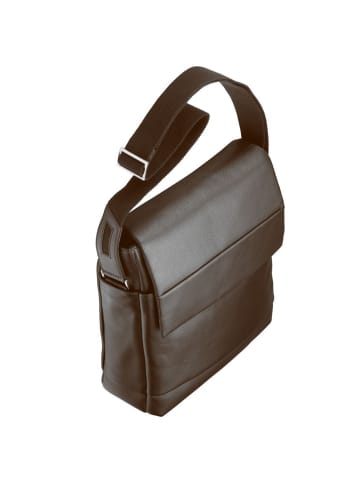 D&N Business Line Messenger Leder 30 cm in braun