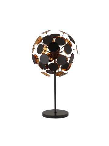 Licht-Erlebnisse Tischlampe (B)48 x (L)48 x (H)65 cm in Schwarz Gold