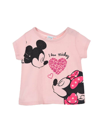 Disney Minnie Mouse T-Shirt Kurzarm in Pink