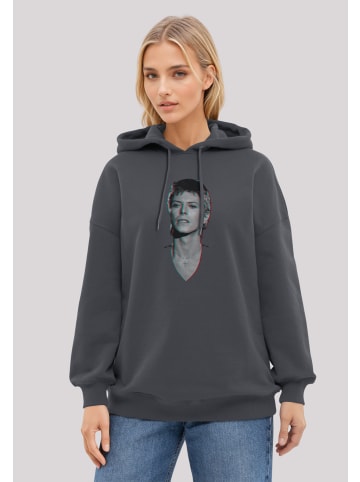 F4NT4STIC Hoodie TV Times Pop Star David Bowie Portrait 1977 in off black