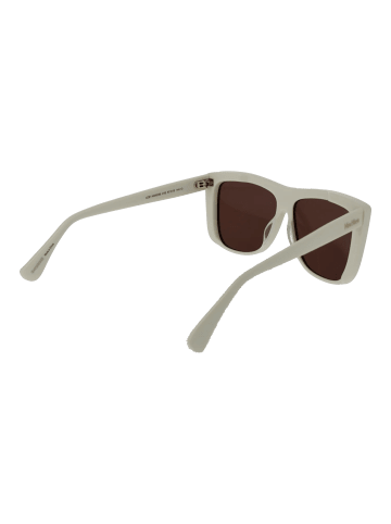 Max Mara Damen Sonnenbrillen Rechteck Weiß