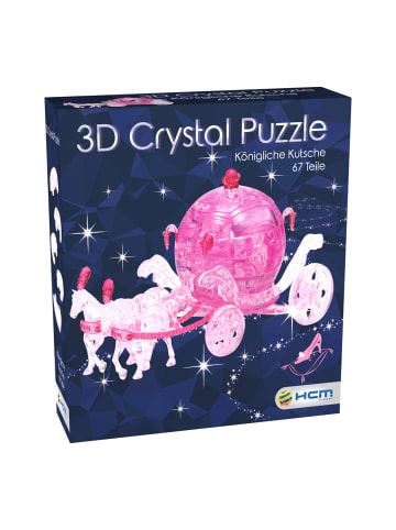 HCM Kinzel 3D Crystal Puzzle Königliche Kutsche ab 3 Jahre in Mehrfarbig