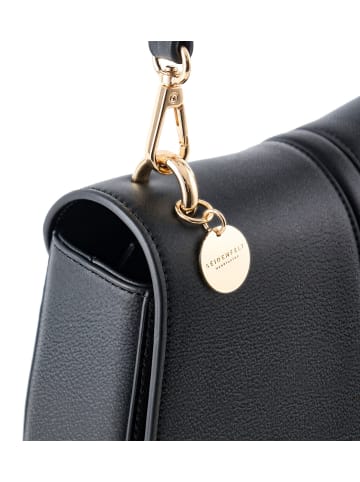 Seidenfelt Alunda Umhängetasche 25 cm in glossy black