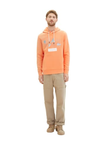 Tom Tailor Hoodie für Herren in orange