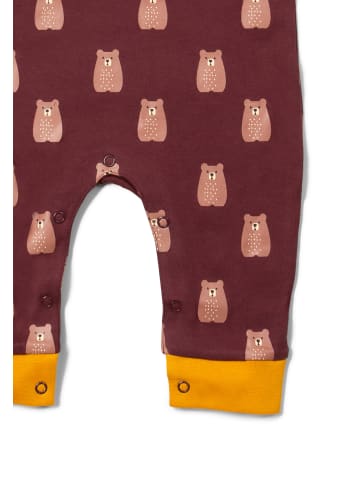 Little Green Radicals Bio-Baumwoll-Latzhose in Braun