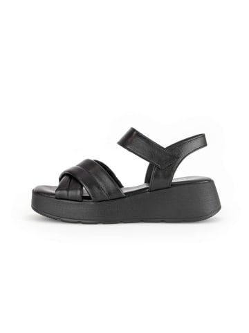 Gabor Comfort Plateau Sandalen in schwarz