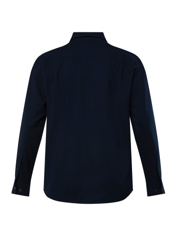 Men Plus Hemd in navy blau
