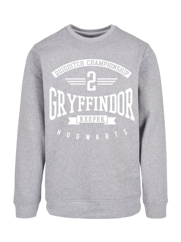 F4NT4STIC Basic Sweatshirt Harry Potter Gryffindor Keeper in grau meliert