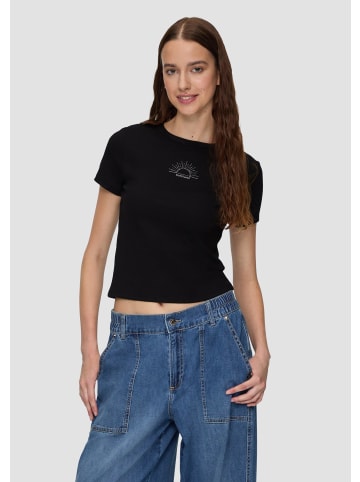 QS T-Shirt  in  9999_schwarz