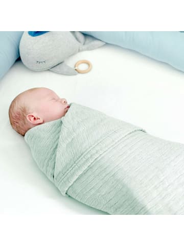 nordic coast company Musselindecke, Babydecke aus Musselin, leichte Decke ab Geburt groß