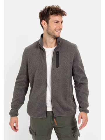 Camel Active Fleecejacke mit Reißverschluss in Grau