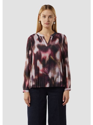 comma Bluse langarm in Lila