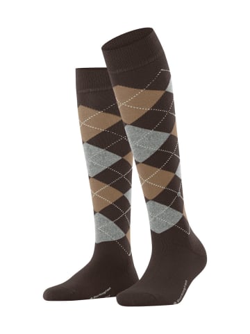 Burlington Marylebone Kniestrumpf in Dark brown