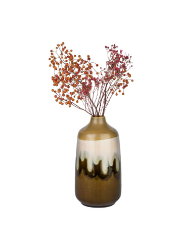 Butlers Vase SEVENTIES in Olivgrün