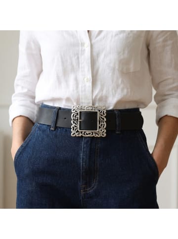 FRONHOFER Taillengürtel Silber in Schwarz