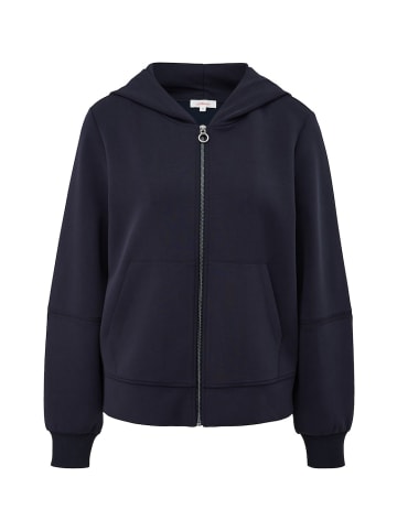 S. Oliver Sweatshirt Jacke in Blau