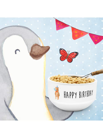 Mr. & Mrs. Panda reisschale Bär Geburtstag mit Spruch in Weiß