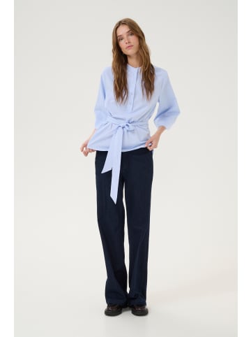 My Essential Wardrobe Kurzarm-Bluse BellaMW Loose fit in Kentucky Blue Striped