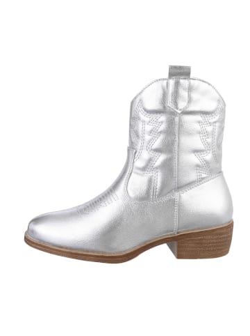 Ital-Design Stiefelette in Silber