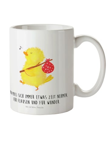 Mr. & Mrs. Panda Henkelbecher Küken Wander mit Spruch in Weiß