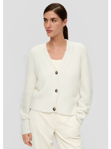 s.Oliver BLACK LABEL Strickjacke langarm in Creme