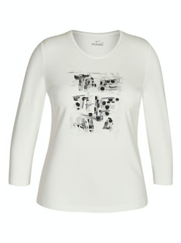 Rabe Rundkragen Langarmshirt für Damen in natur