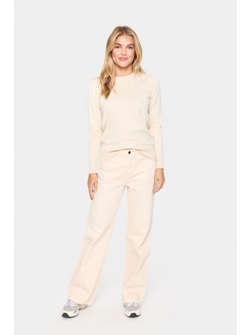SAINT TROPEZ Poncho MilaSZ Gerade Passform in Baby's Breath Melange