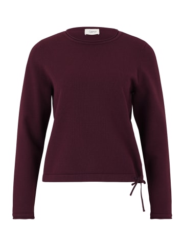 CARTOON Strickpullover mit Rundhalsausschnitt in Dark Aubergine