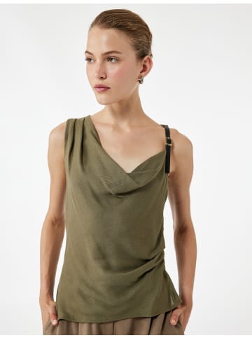 KOTON BLUSE SS in Khaki