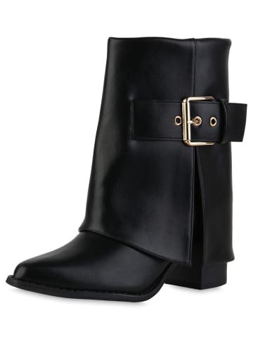 VAN HILL Cowboy Boots Victoria in Schwarz