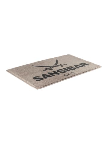 Sansibar Badteppich Classic in Taupe/Anthrazit