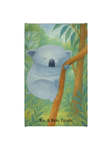 Mr. & Mrs. Panda Gästehandtücher Koalabär Design ohne Spruch in Weiß