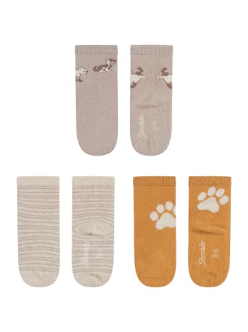 Sterntaler Socken 3er-Pack Hund in sand