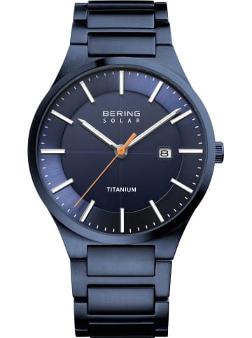 Bering Uhr in Blau