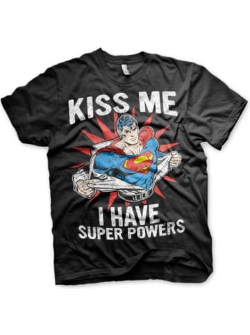 Superman T-Shirt in Schwarz