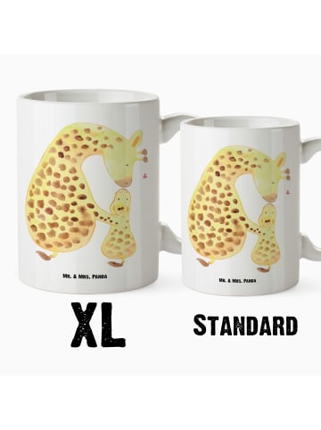 Mr. & Mrs. Panda XL Tasse Giraffe Kind ohne Spruch in Weiß