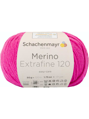 Schachenmayr since 1822 Handstrickgarne Merino Extrafine 120, 50g in Pink