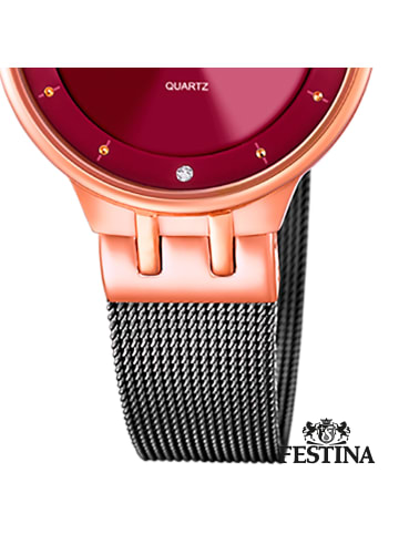 Festina Analog-Armbanduhr Festina Mademoiselle schwarz mittel (ca. 31mm)