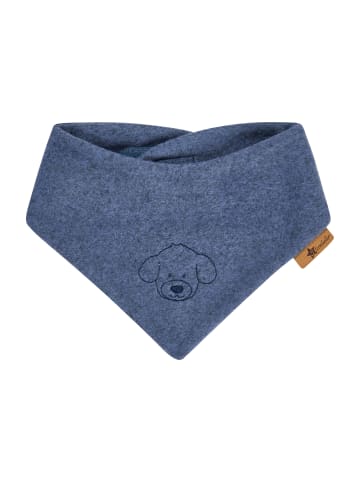 Sterntaler Halstuch Hund in blau melange