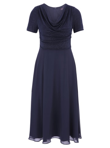 Vera Mont Cocktailkleid im Glitzer-Look in Patch Dark Blue/Dark Blue