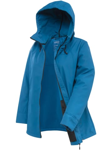 Ulla Popken Softshelljacke in tiefseeblau