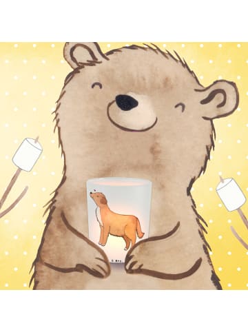 Mr. & Mrs. Panda Glas Teelichthalter Nova Scotia Duck Moment ohn... in Transparent