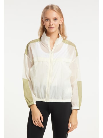 myMO ATHLSR Damen Windbreaker in Oliv Wollweiss