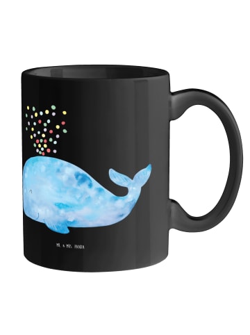 Mr. & Mrs. Panda Teetasse Wassermann Ideenflug mit Spruch in Schwarz