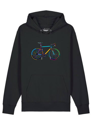 wat? Apparel Sweatshirt Fahrrad by night in Schwarz