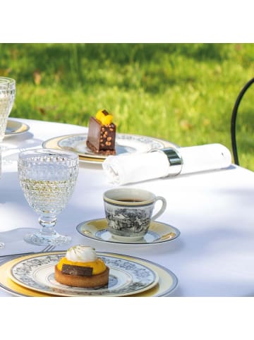 Villeroy & Boch 6er Set Suppentassen mit Untertassen Audun Ferme 400 ml in bunt