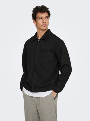 ONLY & SONS Jeansjacke in Black Denim
