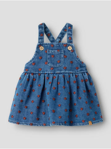 name it Latzkleid in Dark Blue Denim1