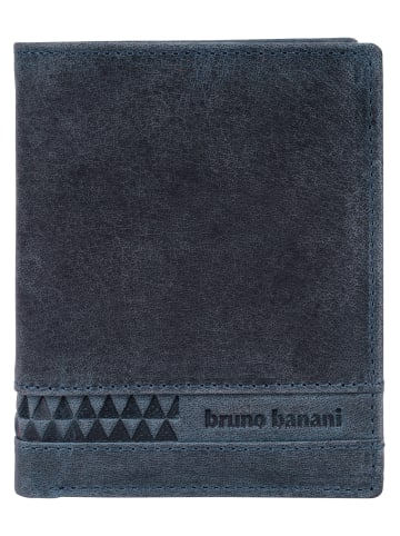 Bruno Banani Geldbörse echt Leder in blau